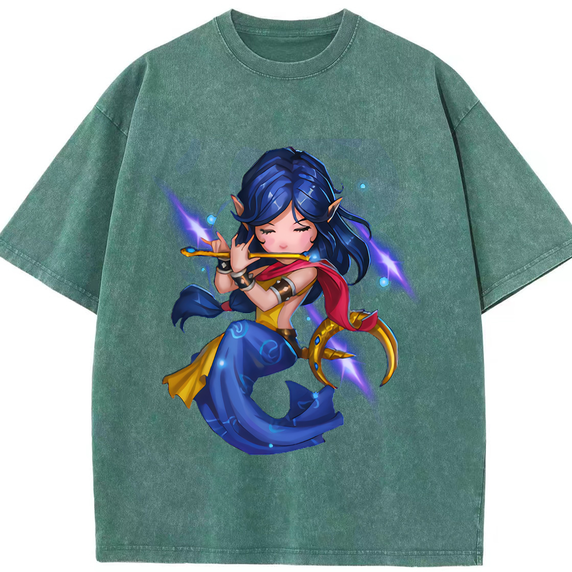 リーグ・オブ・レジェンド League of Legends LOL 綿100% ヴィンテージ風 半袖Tシャツ（フロントプリント）